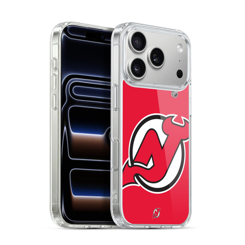 NHL New Jersey Devils Oversized Soft Gel Case for Apple iPhone 17 Pro
