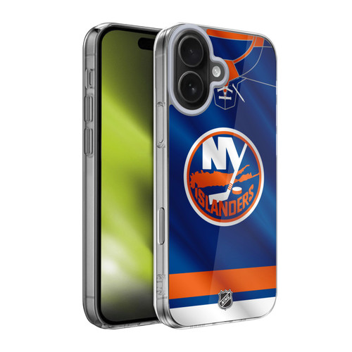 NHL New York Islanders Jersey Soft Gel Case for Apple iPhone 17