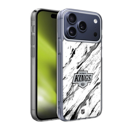 NHL Los Angeles Kings Marble Soft Gel Case for Apple iPhone 17 Pro Max