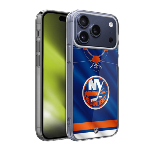 NHL New York Islanders Jersey Soft Gel Case for Apple iPhone 17 Pro Max