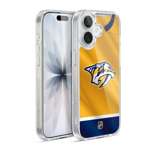 NHL Nashville Predators Jersey Soft Gel Case for Apple iPhone 17