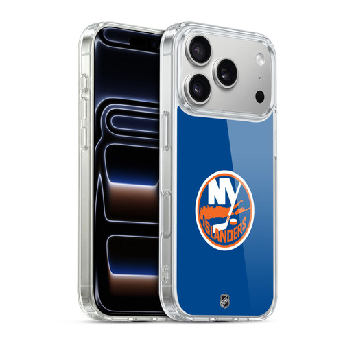 NHL New York Islanders Plain Soft Gel Case for Apple iPhone 17 Pro