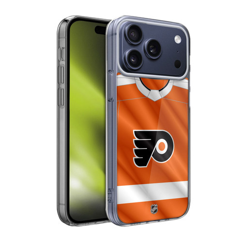 NHL Philadelphia Flyers Jersey Soft Gel Case for Apple iPhone 17 Pro Max