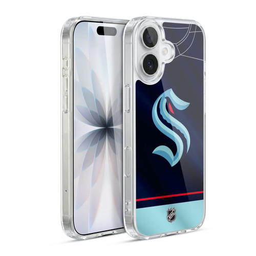 NHL Seattle Kraken Jersey Soft Gel Case for Apple iPhone 17
