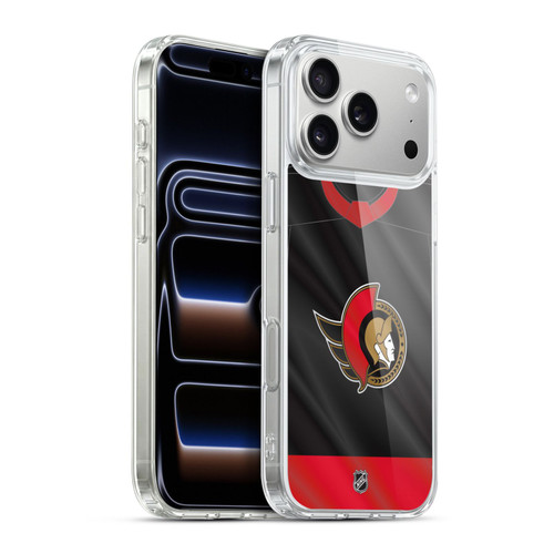 NHL Ottawa Senators Jersey Soft Gel Case for Apple iPhone 17 Pro Max