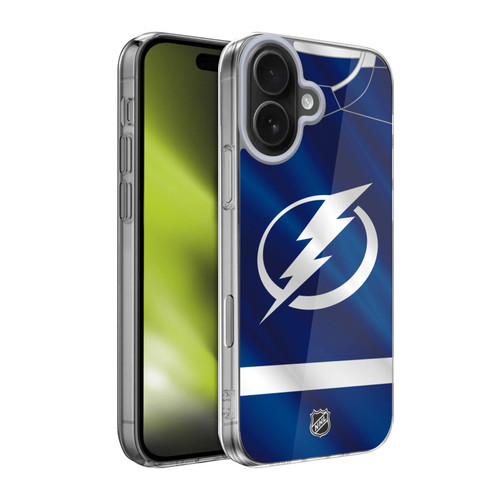 NHL Tampa Bay Lightning Jersey Soft Gel Case for Apple iPhone 17