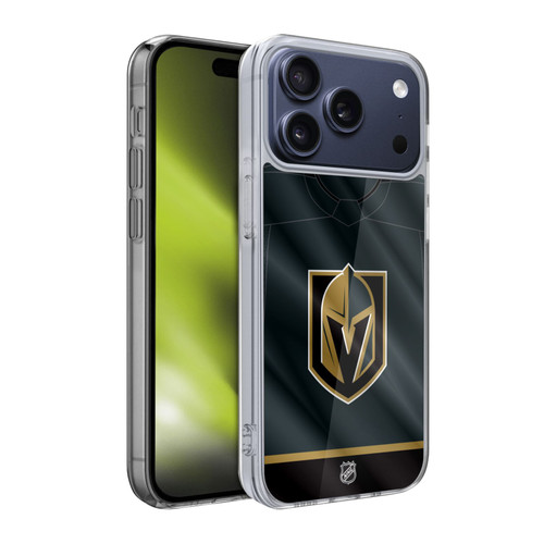 NHL Vegas Golden Knights Jersey Soft Gel Case for Apple iPhone 17 Pro