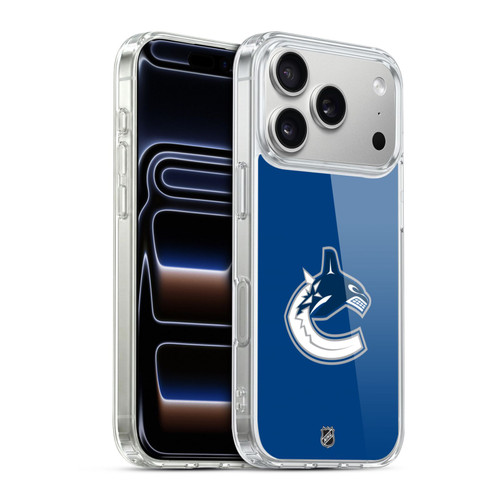 NHL Vancouver Canucks Plain Soft Gel Case for Apple iPhone 17 Pro
