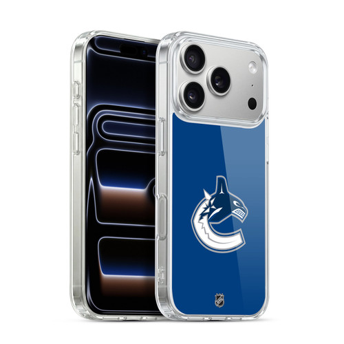 NHL Vancouver Canucks Plain Soft Gel Case for Apple iPhone 17 Pro