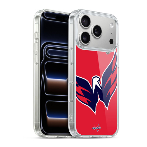 NHL Washington Capitals Oversized Soft Gel Case for Apple iPhone 17 Pro