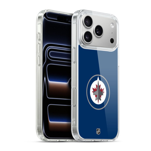 NHL Winnipeg Jets Plain Soft Gel Case for Apple iPhone 17 Pro Max