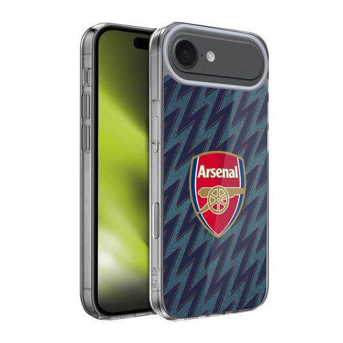 Arsenal FC 2021/22 Crest Kit Third Soft Gel Case for Apple iPhone 17 Air
