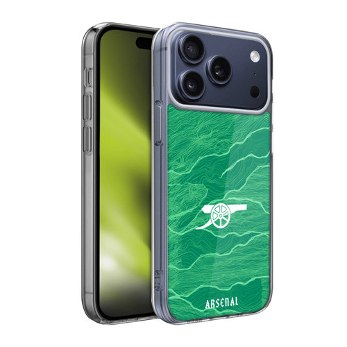 Arsenal FC 2021/22 Crest Kit Away Goalkeeper Soft Gel Case for Apple iPhone 17 Pro Max