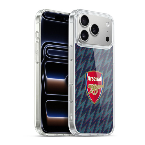 Arsenal FC 2021/22 Crest Kit Third Soft Gel Case for Apple iPhone 17 Pro Max