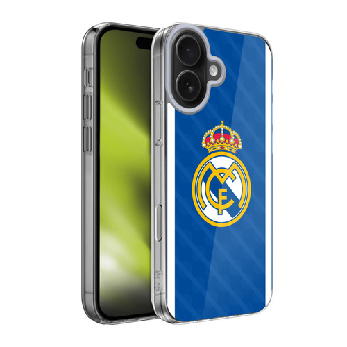 Real Madrid CF Badge Blue Soft Gel Case for Apple iPhone 17 Real Madrid CF Badge Blue Soft Gel Case for Apple iPhone 17