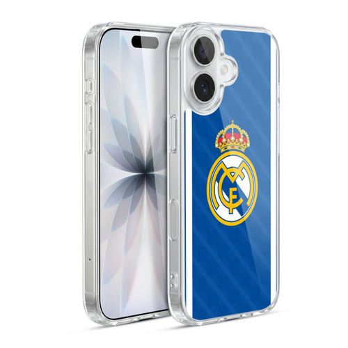 Real Madrid CF Badge Blue Soft Gel Case for Apple iPhone 17