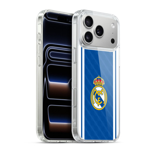 Real Madrid CF Badge Blue Soft Gel Case for Apple iPhone 17 Pro Max