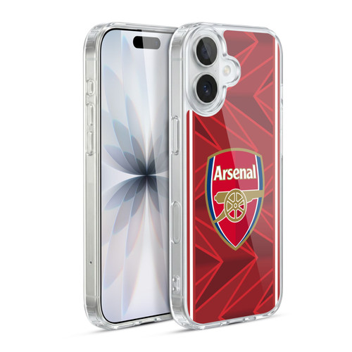 Arsenal FC 2020/21 Crest Kit Home Soft Gel Case for Apple iPhone 17