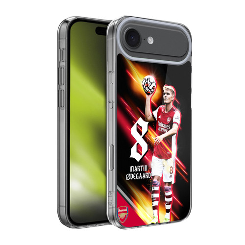 Arsenal FC 2021/22 First Team Martin Ødegaard Soft Gel Case for Apple iPhone 17 Air