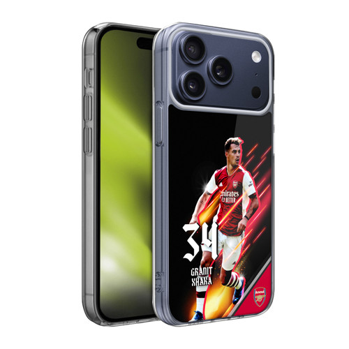 Arsenal FC 2021/22 First Team Granit Xhaka Soft Gel Case for Apple iPhone 17 Pro Max Arsenal FC 2021/22 First Team Granit Xhaka Soft Gel Case for Apple iPhone 17 Pro Max