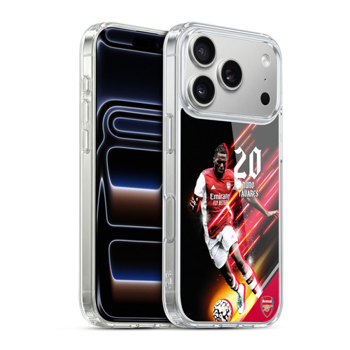 Arsenal FC 2021/22 First Team Nuno Tavares Soft Gel Case for Apple iPhone 17 Pro