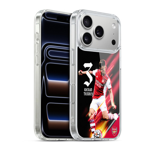 Arsenal FC 2021/22 First Team Kieran Tierney Soft Gel Case for Apple iPhone 17 Pro