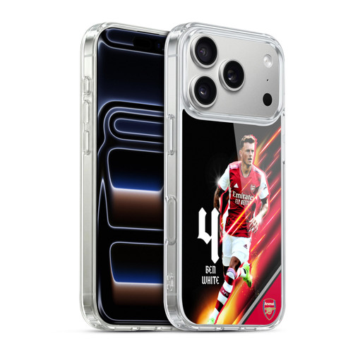 Arsenal FC 2021/22 First Team Ben White Soft Gel Case for Apple iPhone 17 Pro