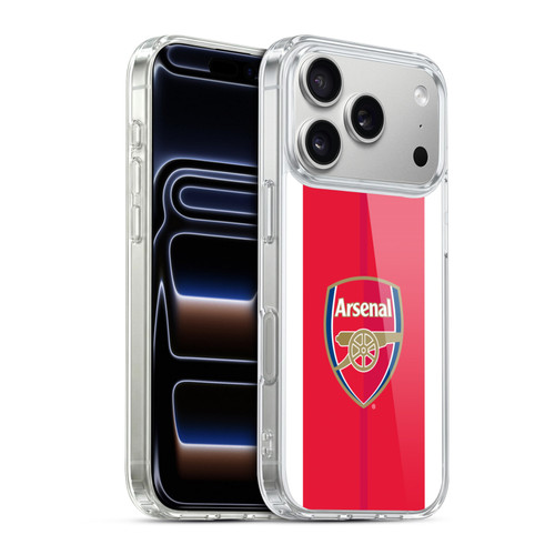 Arsenal FC 2016/17 Crest Kit Home Soft Gel Case for Apple iPhone 17 Pro