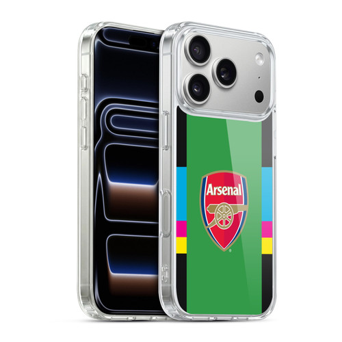 Arsenal FC 2016/17 Crest Kit Third Goalkeeper Soft Gel Case for Apple iPhone 17 Pro