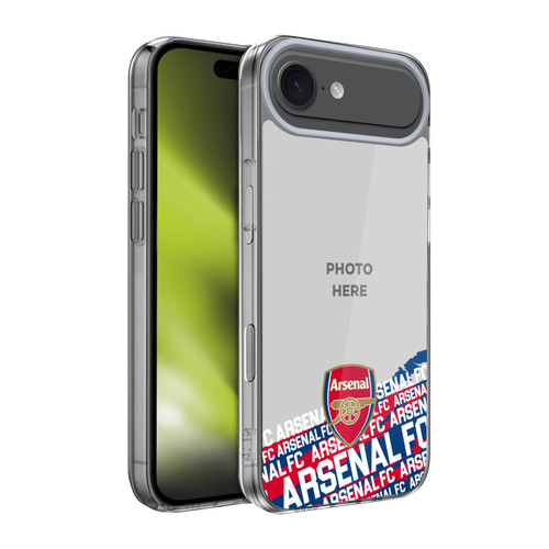 Custom Customised Personalised Arsenal FC Customised Photos Typography Soft Gel Case for Apple iPhone 17 Air