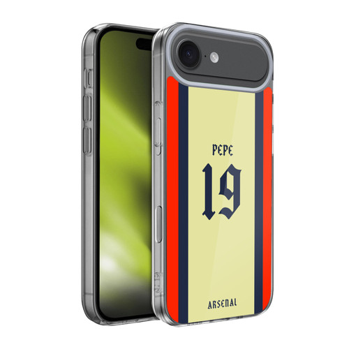 Arsenal FC 2021/22 Players Away Kit Nicolas Pépé Soft Gel Case for Apple iPhone 17 Air