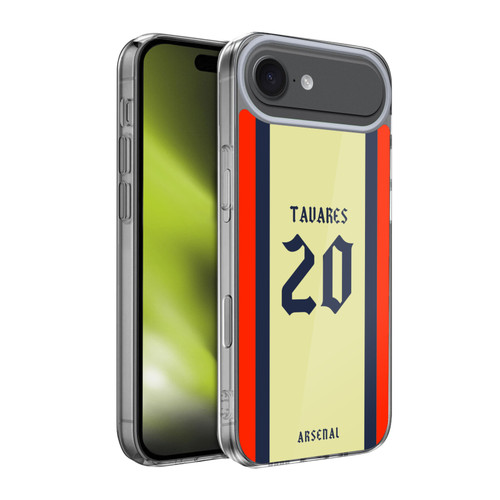 Arsenal FC 2021/22 Players Away Kit Nuno Tavares Soft Gel Case for Apple iPhone 17 Air