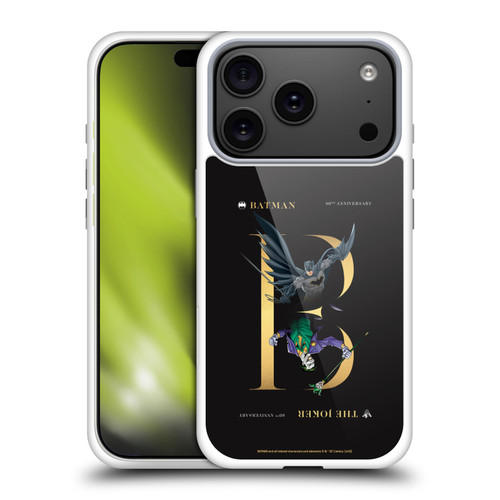 Batman DC Comics 80th Anniversary Joker Rivalry Soft Gel Case for Apple iPhone 17 Pro Batman DC Comics 80th Anniversary Joker Rivalry Soft Gel Case for Apple iPhone 17 Pro