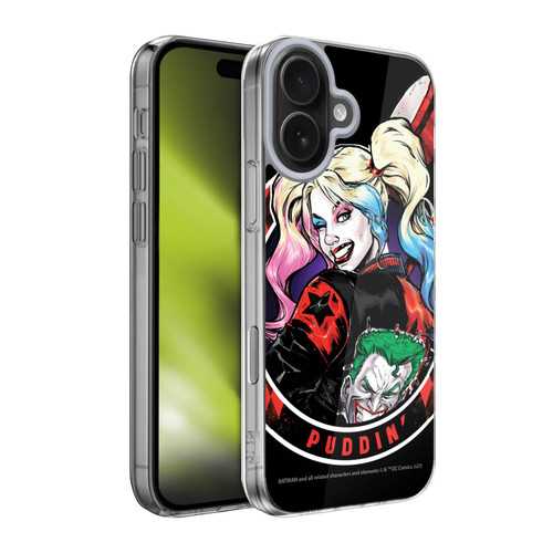 Batman DC Comics Harley Quinn Graphics Puddin Soft Gel Case for Apple iPhone 17
