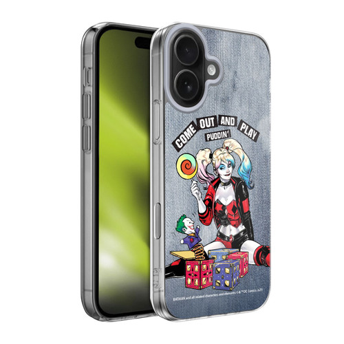 Batman DC Comics Harley Quinn Graphics Toys Soft Gel Case for Apple iPhone 17