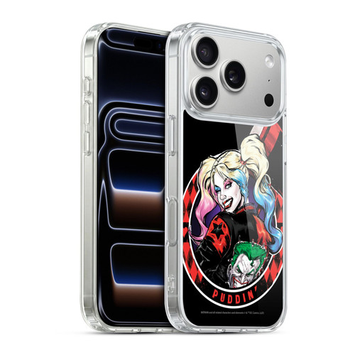 Batman DC Comics Harley Quinn Graphics Puddin Soft Gel Case for Apple iPhone 17 Pro