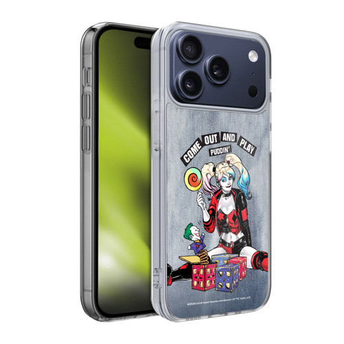 Batman DC Comics Harley Quinn Graphics Toys Soft Gel Case for Apple iPhone 17 Pro