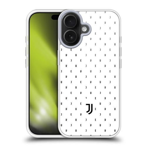 Juventus Football Club Lifestyle 2 White Logo Type Pattern Soft Gel Case for Apple iPhone 17