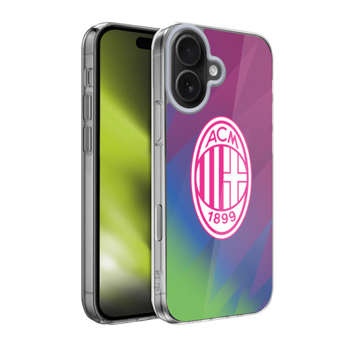 AC Milan 2023/24 Crest Kit Third Soft Gel Case for Apple iPhone 17