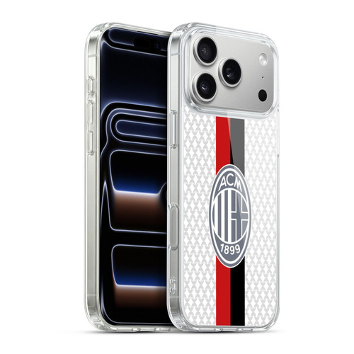 AC Milan 2023/24 Crest Kit Away Soft Gel Case for Apple iPhone 17 Pro Max