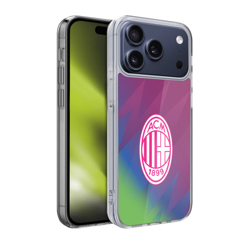 AC Milan 2023/24 Crest Kit Third Soft Gel Case for Apple iPhone 17 Pro