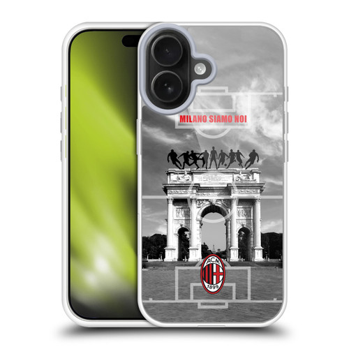 AC Milan Adults Milano Siamo Noi 2 Soft Gel Case for Apple iPhone 17