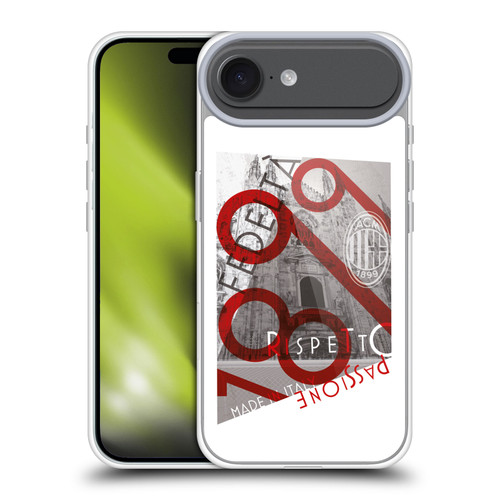 AC Milan Adults Passion Soft Gel Case for Apple iPhone 17 Air