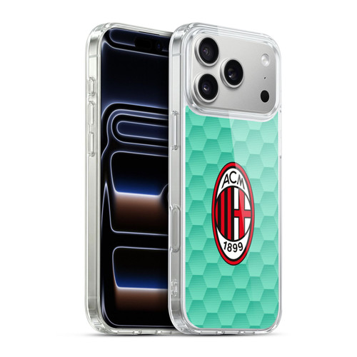 AC Milan 2020/21 Crest Kit Home Goalkeeper Soft Gel Case for Apple iPhone 17 Pro Max