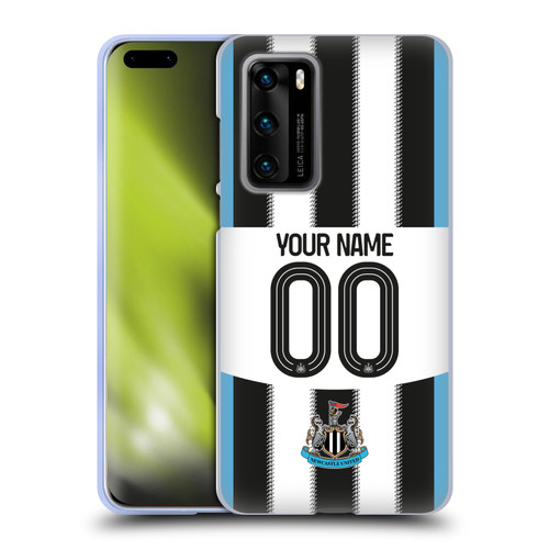 Newcastle United Football Club 2025/26 Crest Home Soft Gel Case for Huawei P40 5G