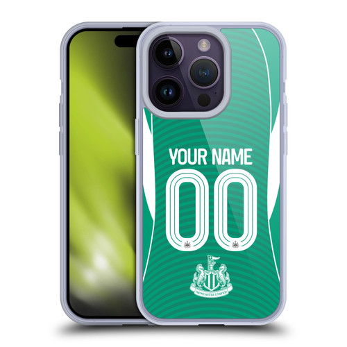 Newcastle United Football Club 2025/26 Crest Away Soft Gel Case for Apple iPhone 14 Pro