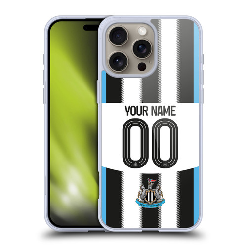 Newcastle United Football Club 2025/26 Crest Home Soft Gel Case for Apple iPhone 16 Pro Max