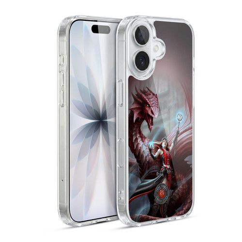 Anne Stokes Dragon Friendship Scarlet Mage Soft Gel Case for Apple iPhone 17