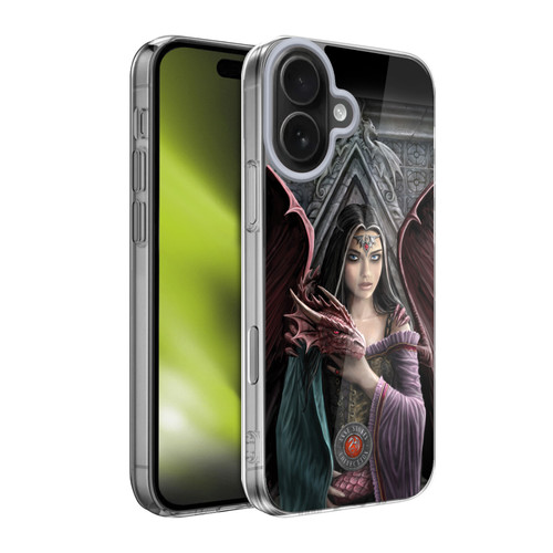 Anne Stokes Dragon Friendship Soul Mates Soft Gel Case for Apple iPhone 17