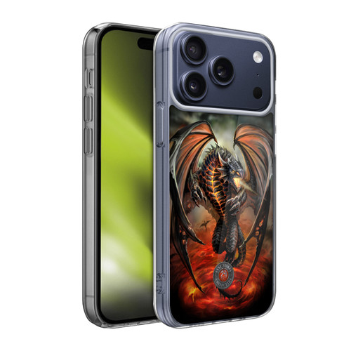 Anne Stokes Dragons Lava Soft Gel Case for Apple iPhone 17 Pro Max